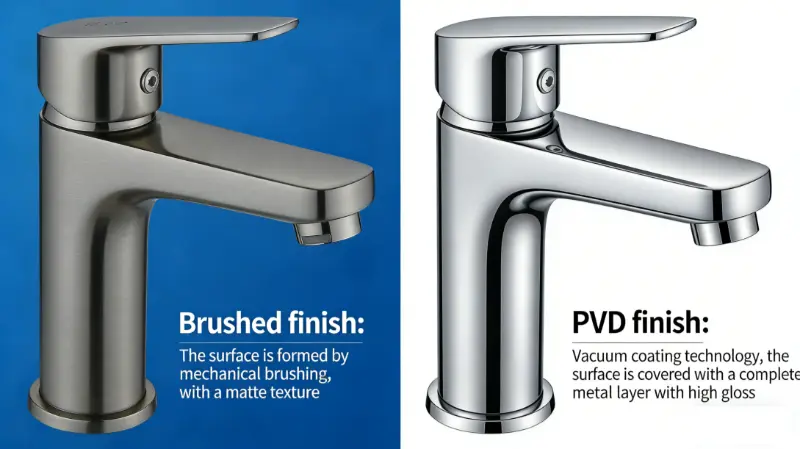 Faucet Finish Choice: Brushed vs PVD Coating – Which Is Best for Your Market?
