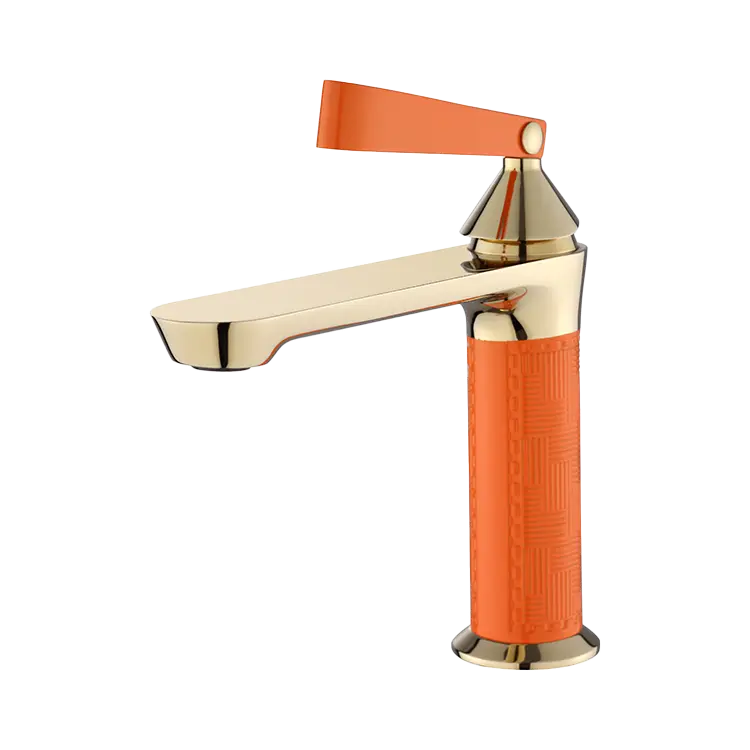 Brass Hot and Cold Bathroom Basin Mixer Faucet