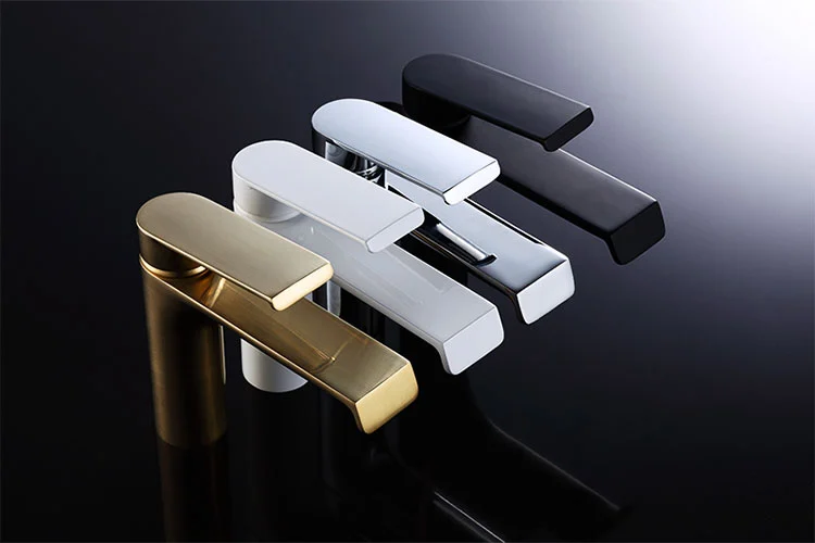 Deck Mount Hot And Cold Basin Tap Faucet