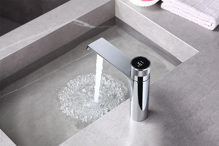Deck Mount Hot And Cold Basin Tap Faucet