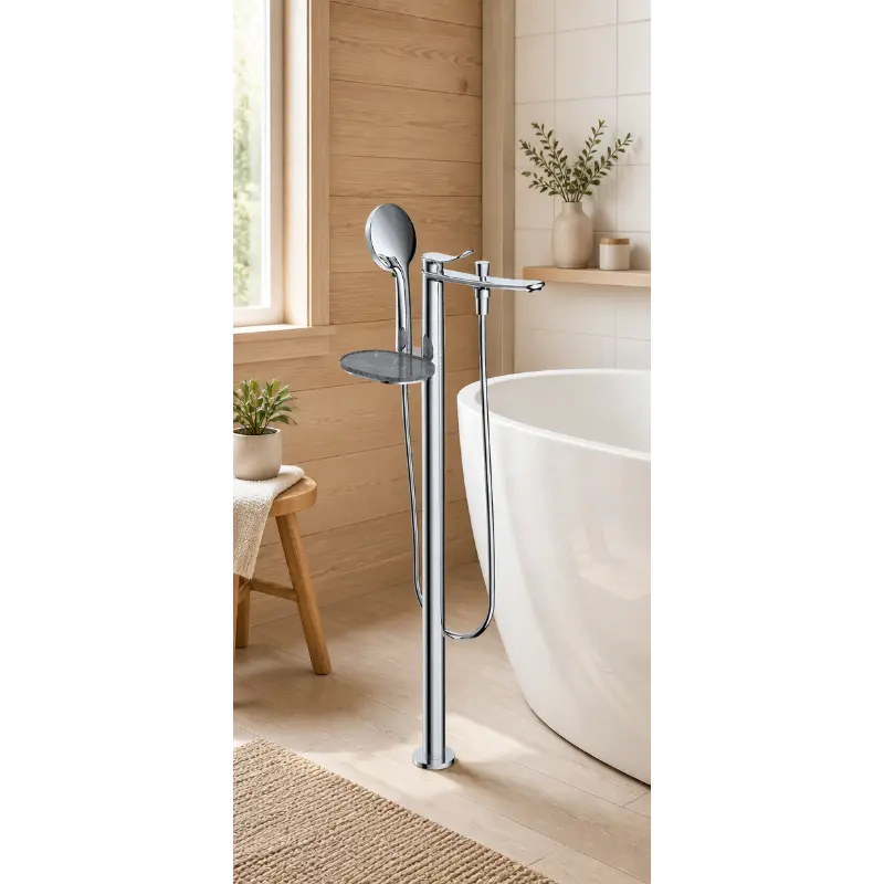 Kingsdom Floor Bathtub Faucet