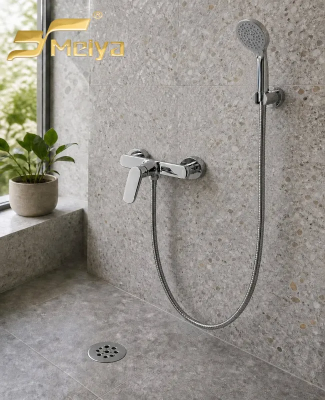 Premium Polished Chrome Wall Mounted Bathtub Mixer