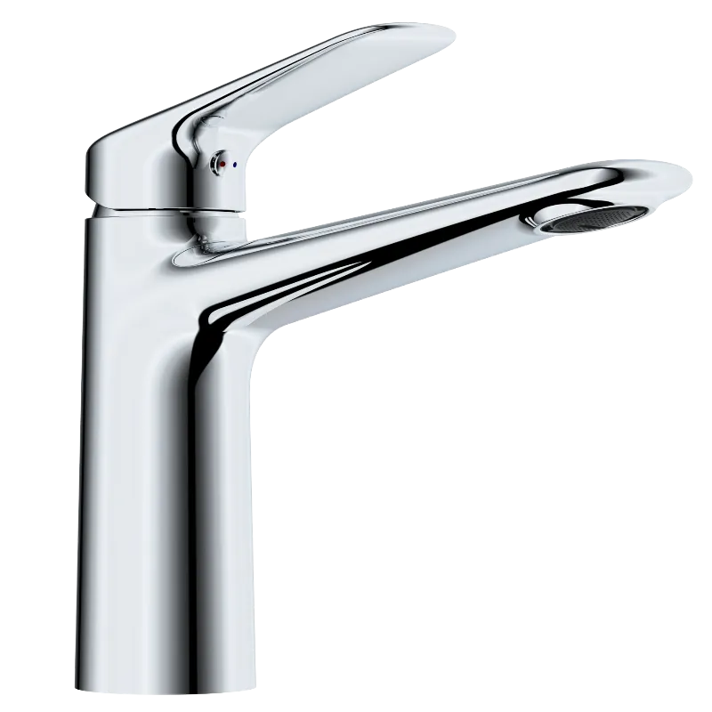 Single Handle Chrome Brass Basin Faucet