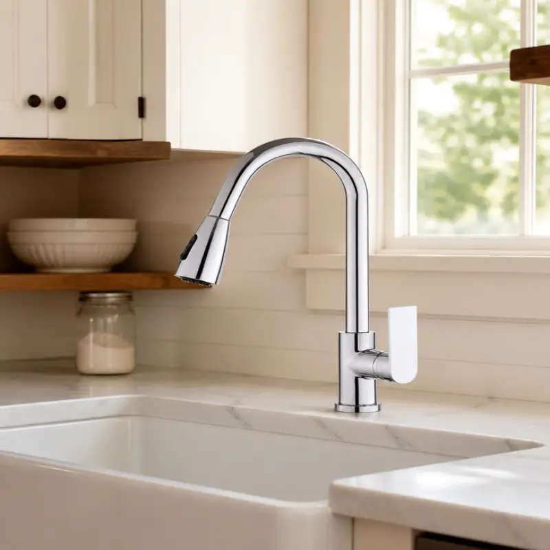Single-Handle Pull-Down Kitchen Faucet